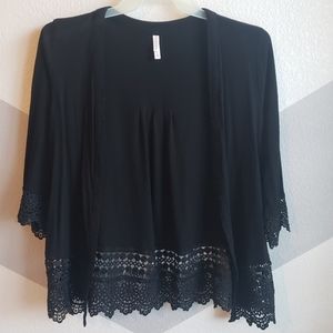 Xhilaration black cardigan